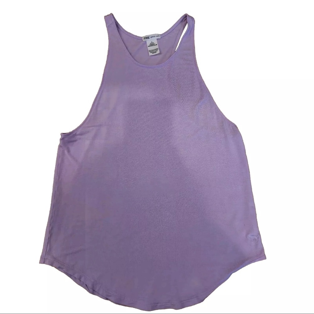 Victoria's Secret Womens M Purple Sleeveless Tank Shirt Super Soft Lightweight